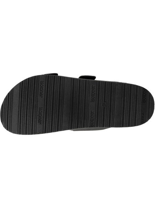 Sandalias con correas dobles ultra cómodas, plantilla de cuero isotoner - Kiabi Sandalias con correas dobles ultra cómodas, plantilla de cuero isotoner - Kiabi