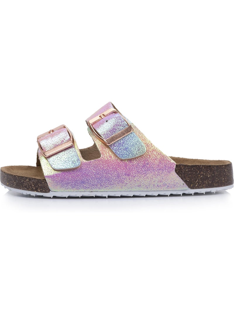 Sandalias con correas dobles ultracómodas  isotoner Rosa/Multicolor - Kiabi