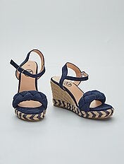 Sandalias cuna esparto mujer con descuentos | Kiabi