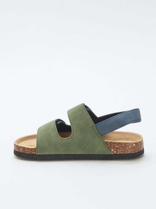 Sandalias con doble tira de velcro - Kiabi