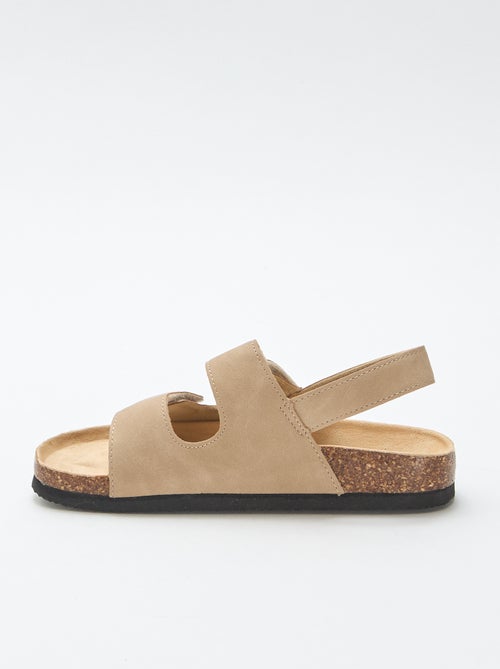 Sandalias con doble tira de velcro - Kiabi