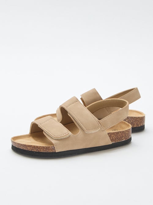 Sandalias con doble tira de velcro - Kiabi