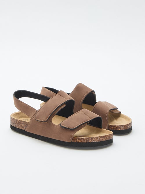 Sandalias con doble tira de velcro - Kiabi