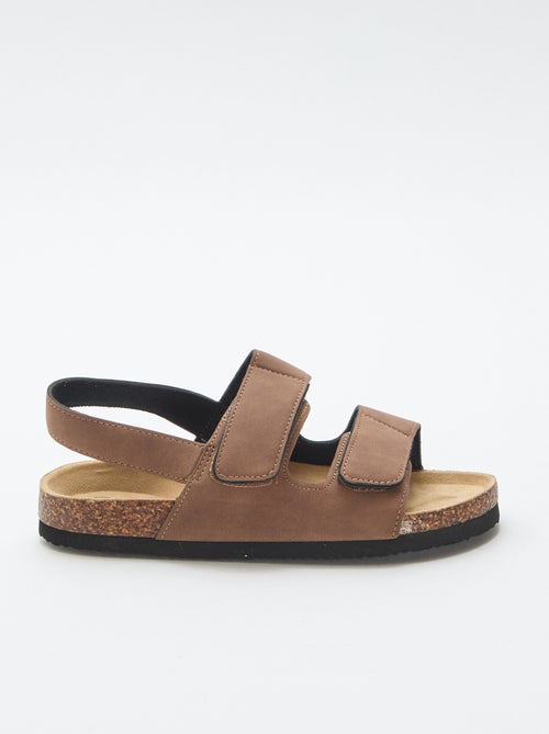 Sandalias con doble tira de velcro - Kiabi