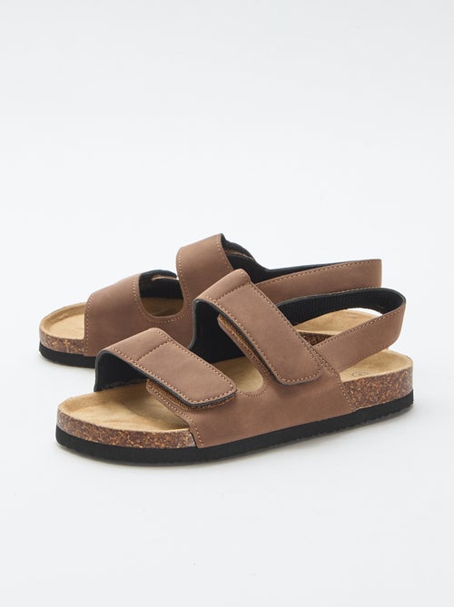 Sandalias con doble tira de velcro - Kiabi
