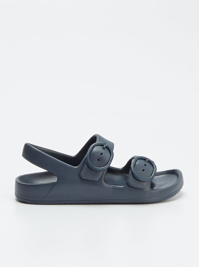Sandalias con dos tiras AZUL - Kiabi