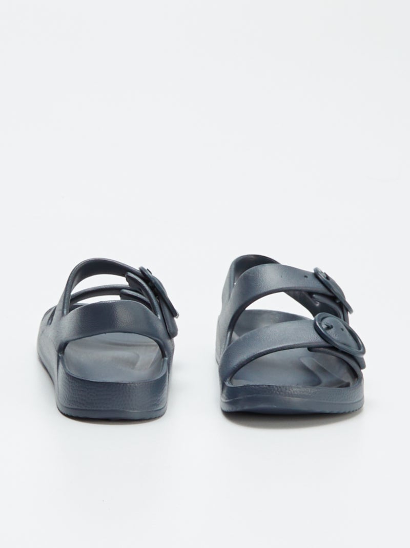 Sandalias con dos tiras AZUL - Kiabi