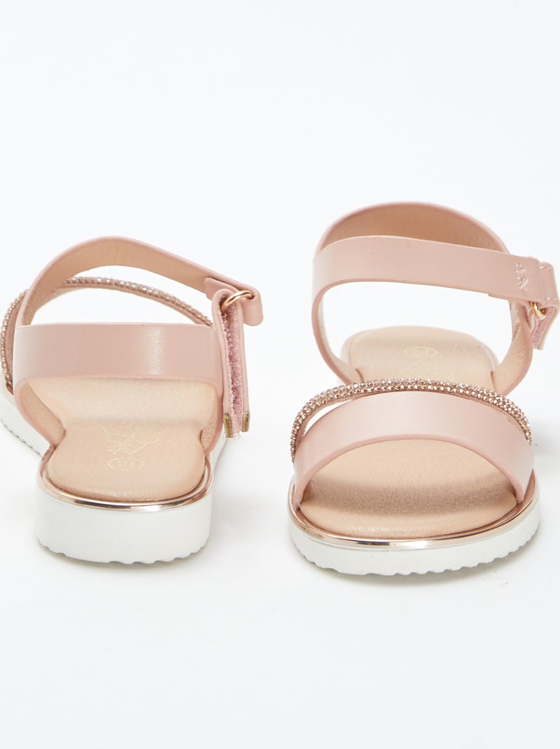 Sandalias con dos tiras ROSA - Kiabi