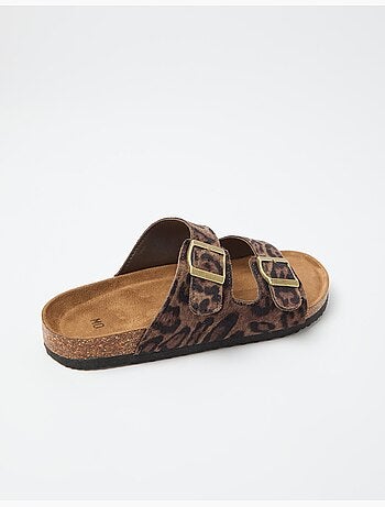 Sandalias con estampado animal, MO Fashion