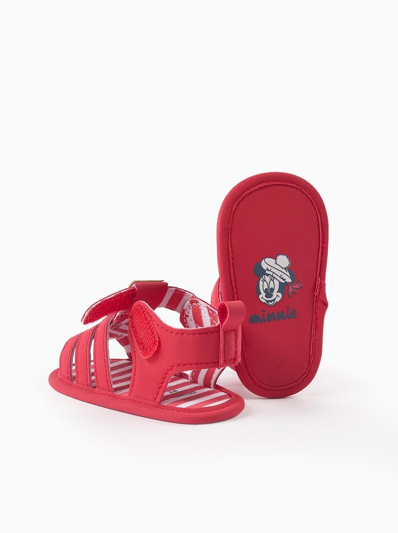 Sandalias con estampado de Minnie Rojo - Kiabi