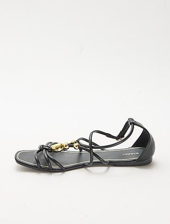 Sandalias con joyas