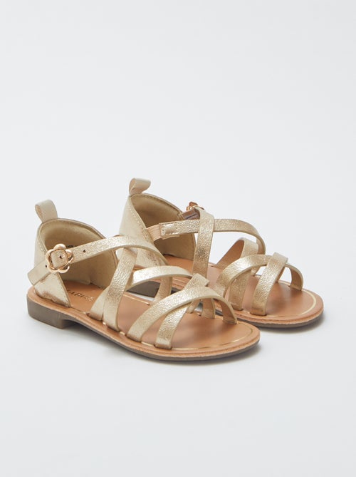 Sandalias con múltiples tiras cruzadas - Kiabi