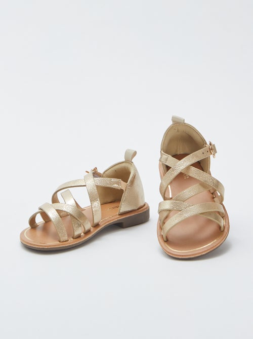 Sandalias con múltiples tiras cruzadas - Kiabi