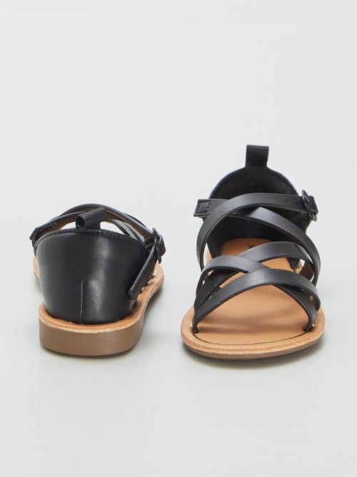 Sandalias con múltiples tiras cruzadas - Kiabi