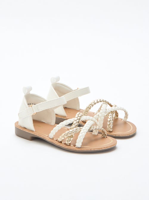 Sandalias con múltiples tiras trenzadas - Kiabi