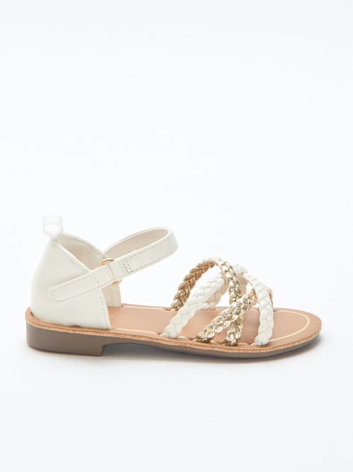 Sandalias con múltiples tiras trenzadas - Kiabi