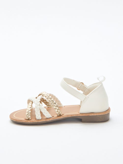 Sandalias con múltiples tiras trenzadas - Kiabi