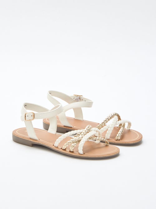 Sandalias con múltiples tiras trenzadas - Kiabi