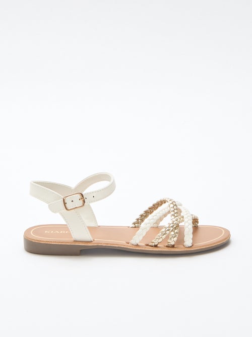 Sandalias con múltiples tiras trenzadas - Kiabi