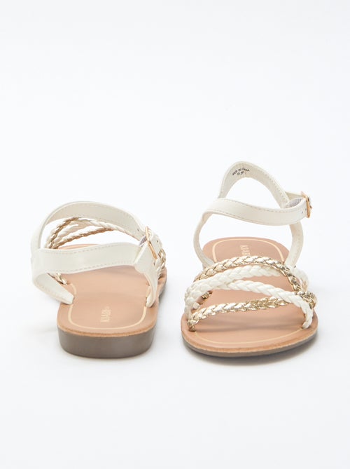 Sandalias con múltiples tiras trenzadas - Kiabi