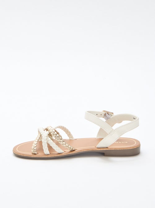 Sandalias con múltiples tiras trenzadas - Kiabi