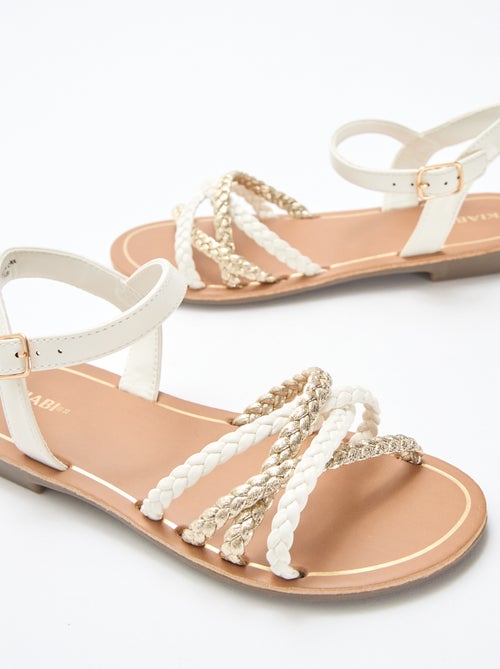 Sandalias con múltiples tiras trenzadas - Kiabi