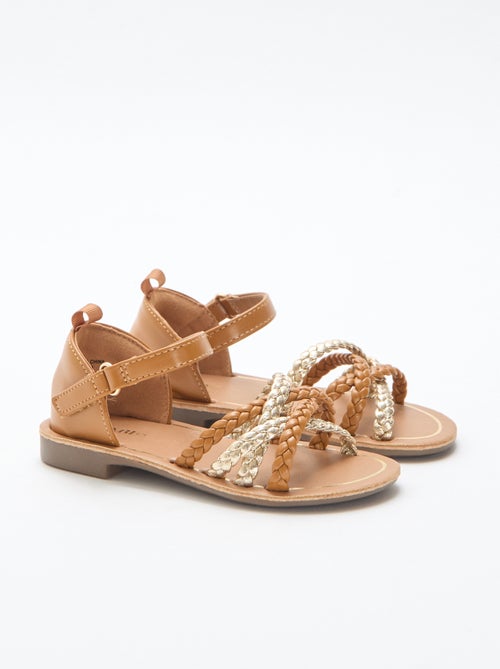 Sandalias con múltiples tiras trenzadas - Kiabi