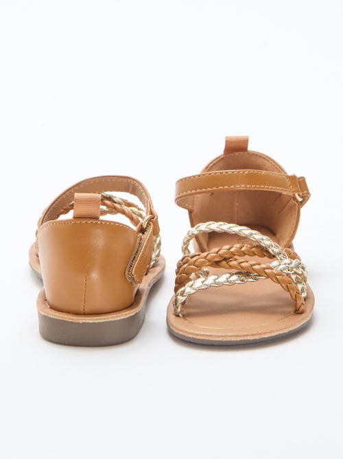 Sandalias con múltiples tiras trenzadas - Kiabi