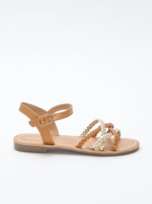 Sandalias con múltiples tiras trenzadas - Kiabi