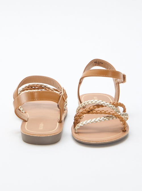 Sandalias con múltiples tiras trenzadas - Kiabi