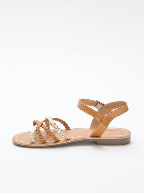 Sandalias con múltiples tiras trenzadas - Kiabi