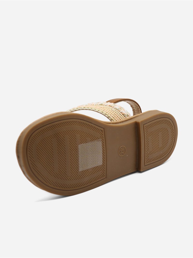 Sandalias con perlas Rosa - Kiabi