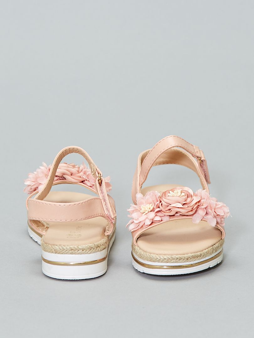 Sandalias con plataforma - rosa -