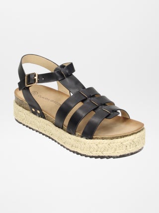 Sandalias con suela de esparto