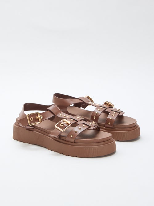 Sandalias con suela de plataforma - Kiabi