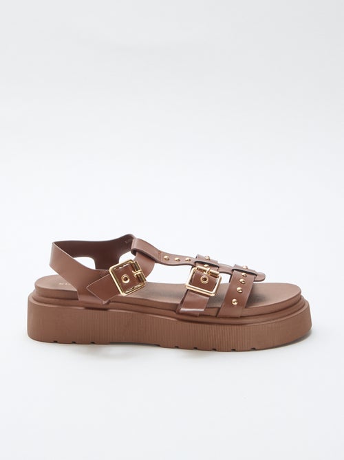 Sandalias con suela de plataforma - Kiabi