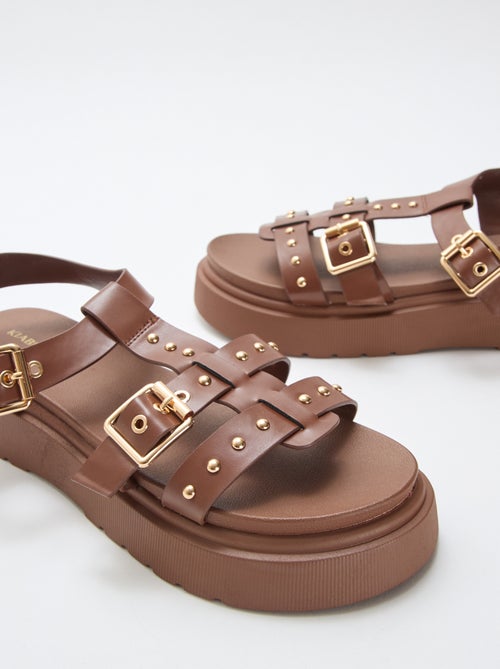 Sandalias con suela de plataforma - Kiabi