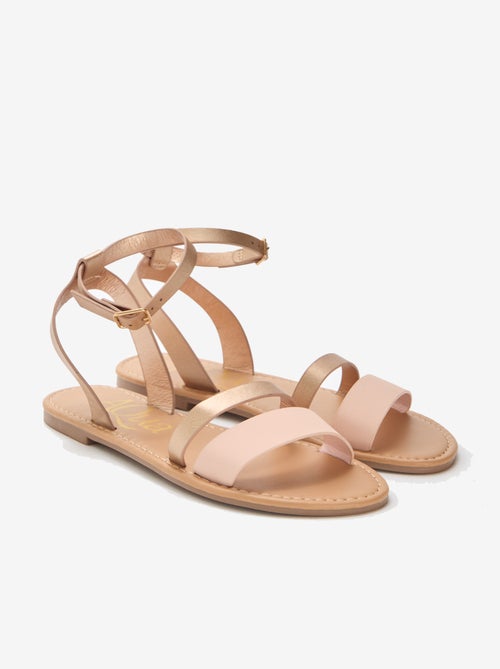 Sandalias con tira al tobillo - Kiabi