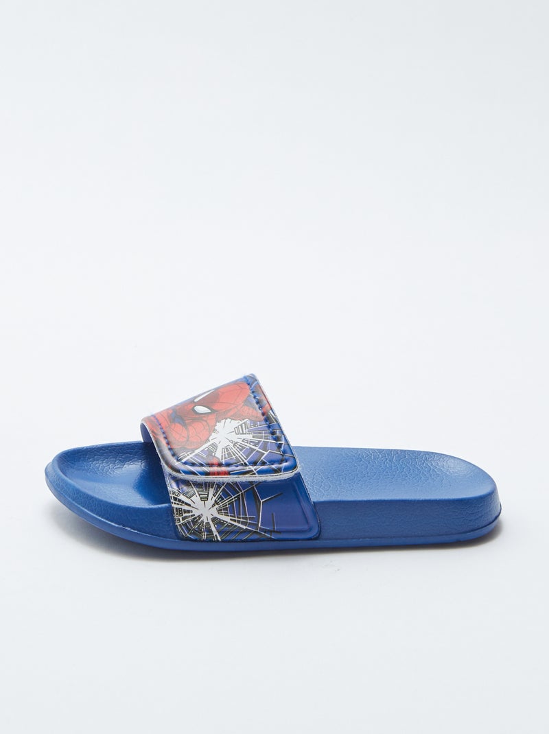 Sandalias con tira ancha 'Spiderman' 'Marvel' AZUL - Kiabi