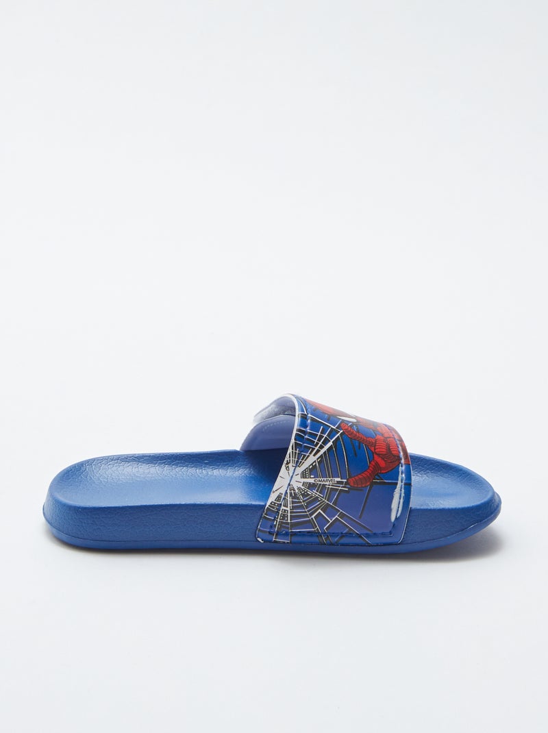 Sandalias con tira ancha 'Spiderman' 'Marvel' AZUL - Kiabi
