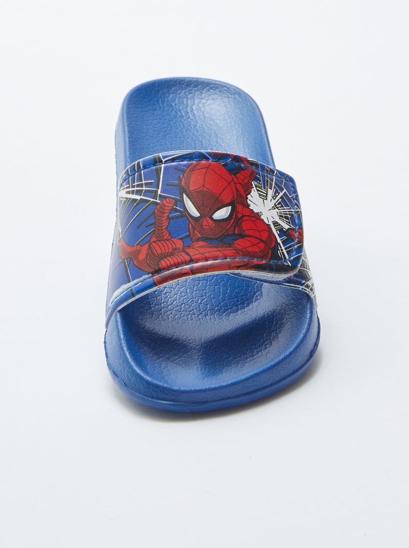 Sandalias con tira ancha 'Spiderman' 'Marvel' AZUL - Kiabi