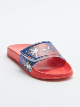 Sandalias con tira ancha 'Spiderman' 'Marvel'
