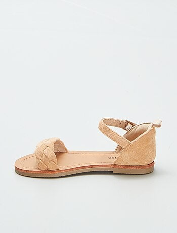 Sandalias con tira trenzada