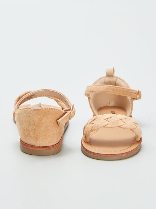 Sandalias con tira trenzada - Kiabi