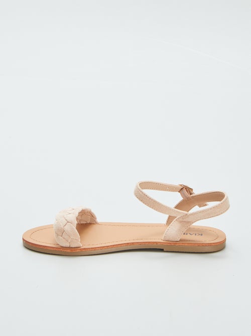 Sandalias con tira trenzada - Kiabi