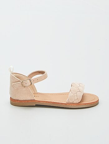 Sandalias con tira trenzada