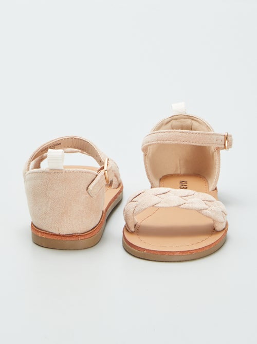 Sandalias con tira trenzada - Kiabi