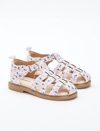 Sandalias con tiras all-over 'Disney' 'Stitch'