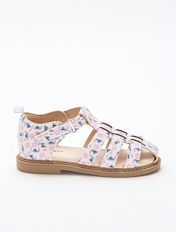 Sandalias con tiras all-over 'Disney' 'Stitch'