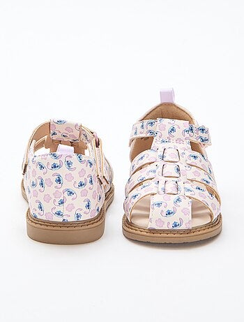 Sandalias con tiras all-over 'Disney' 'Stitch'